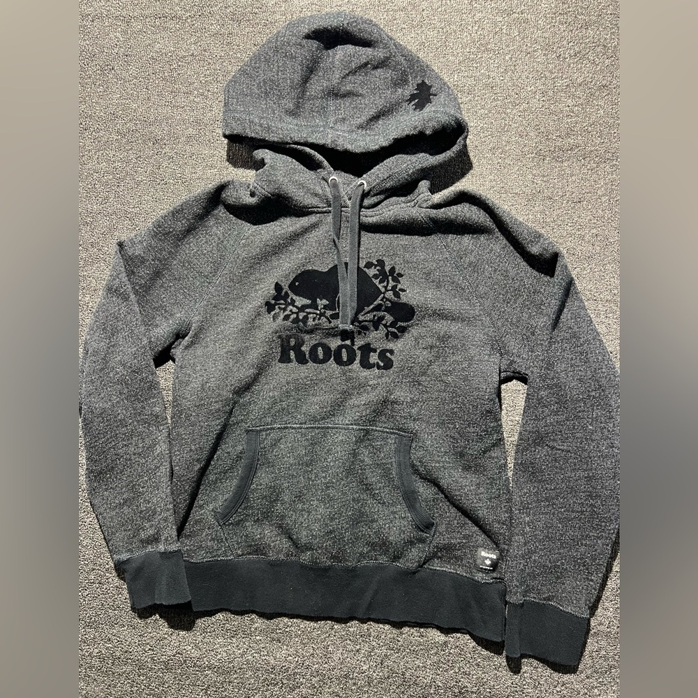 Roots original Kanga Salt and Pepper Hoodie